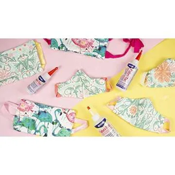 Three-Pack Beacon Fabri-Tac Permanent Adhesive, 8 Ounce