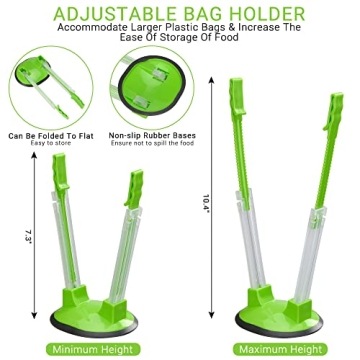 Stylish Bamboo Bag Organizer for Kitchen Organization