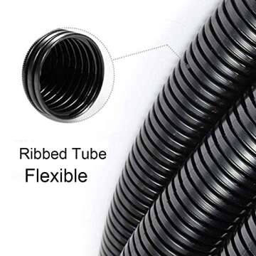 Top Quality ZhiYo 1/4" Wire Loom Tubing for Protection