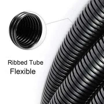 Top Quality ZhiYo 1/4" Wire Loom Tubing for Protection