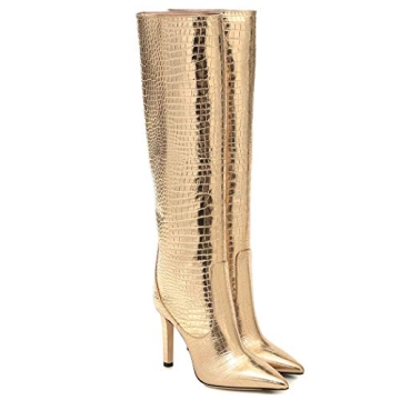 Stylish Arqa Stiletto Knee High Boots for Women