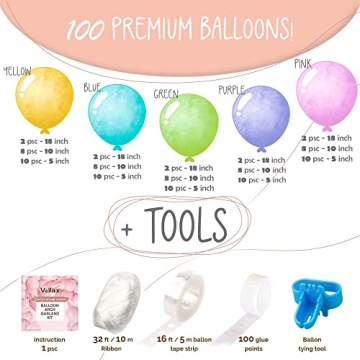 Easter Pastel Balloon Garland Kit for Events and Celebrations