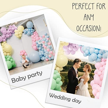 Easter Pastel Balloon Garland Kit for Events and Celebrations