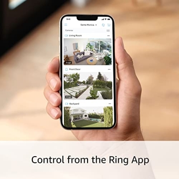 Ring Pan Tilt Stick Up Cam 1080p HD Indoor Outdoor Camera