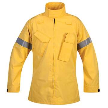 Propper Men's Wildland Overjacket, Yellow, 3X-Large: Certified Firefighting Gear