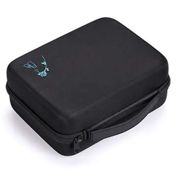 Hipiwe Hard Shell Essential Oil Carrying Case 30 Bottles EVA Essential Oils Storage Bag - Perfect for Essential Oils Bottle with Foam Insert (Black - New)