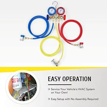 Orion Motor Tech AC Gauges for R134a, R12, and R502 Refrigerant