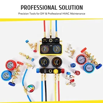 Orion Motor Tech AC Gauges for R134a, R12, and R502 Refrigerant