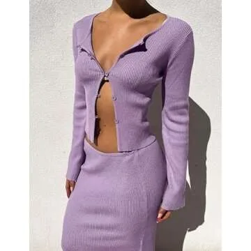 Elegant NUFIWI Maxi Skirts Set for Trendy Summer Style