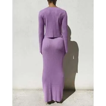 Elegant NUFIWI Maxi Skirts Set for Trendy Summer Style