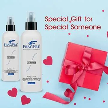 FRAGFRE Gluten Free Hair Detangler Spray for All Hair Types