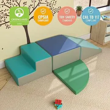 CMFYDAILY Climbing Blocks for Safe Toddler Play
