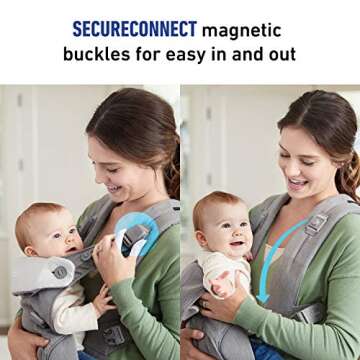 Graco Cradle Me 4 in 1 Baby Carrier | Includes Newborn Mode with No Insert Needed