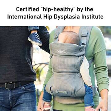 Graco Cradle Me 4 in 1 Baby Carrier | Includes Newborn Mode with No Insert Needed