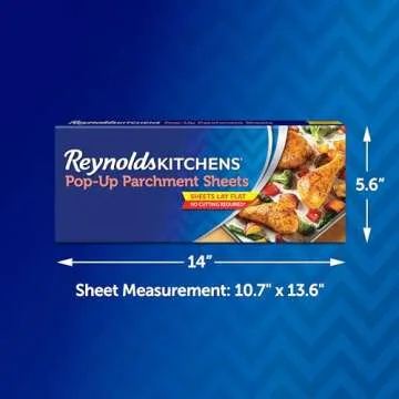 Reynolds Parchment Paper Sheets, 10.7x13.6 in Pack of 2