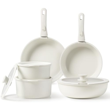 Non Stick 11pcs Cookware Set - CAROTE Kitchen Essentials