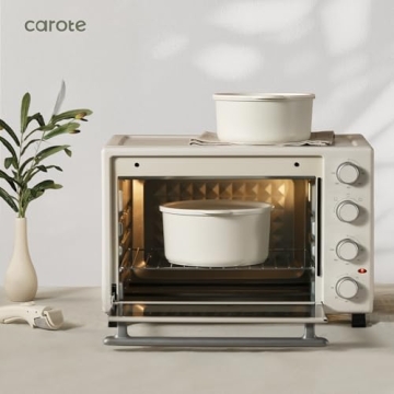 Non Stick 11pcs Cookware Set - CAROTE Kitchen Essentials