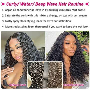 CYNOSURE HD Transparent Lace Front Wig for Women