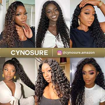 CYNOSURE HD Transparent Lace Front Wig for Women