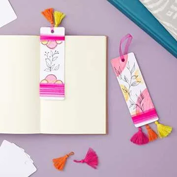 Juvale Customizable Blank Bookmarks for Crafts and Gifts