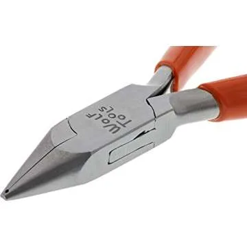 Wolf Tools Groovy Chain Nose Pliers for Precision Jewelry Making