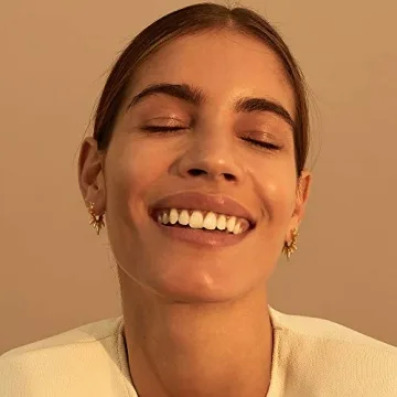 GUEMER Gold Spike Huggie Hoop Earrings Trendy Style