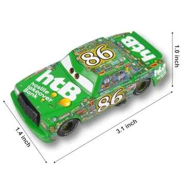 HOMETEAM SP Die-Casting Racers Toy Cars - Durable Alloy for Kids, Birthday Gift, Character Inspired ...