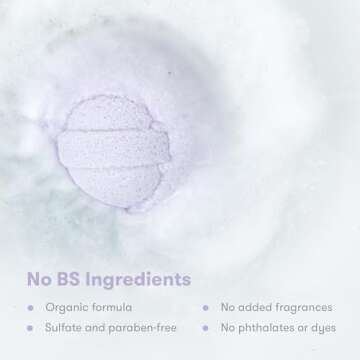 Frida Baby Natural Sleep Bath Bombs, Lavender Essential Oil Bath Bombs for Bedtime, Relaxing & Calming Shower Bombs with Aromatherapy Oil for Better Sleep