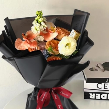 20 Sheets Elegant Waterproof Flower Wrapping Paper