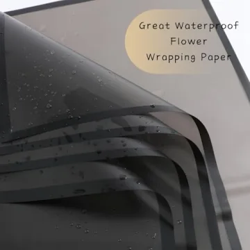 20 Sheets Elegant Waterproof Flower Wrapping Paper