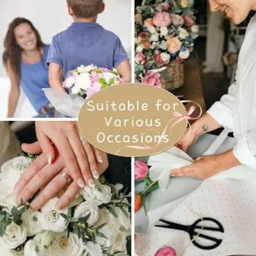 20 Sheets Elegant Waterproof Flower Wrapping Paper