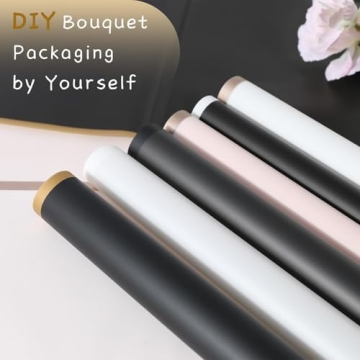 20 Sheets Elegant Waterproof Flower Wrapping Paper