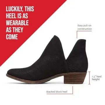 Lucky Brand womens Baley Ankle Boot, Eyelash, 8.5 US