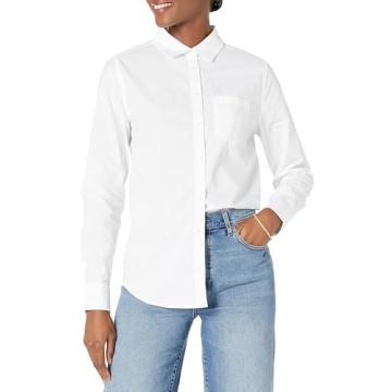 Amazon Essentials Women's Classic-Fit Poplin Shirt