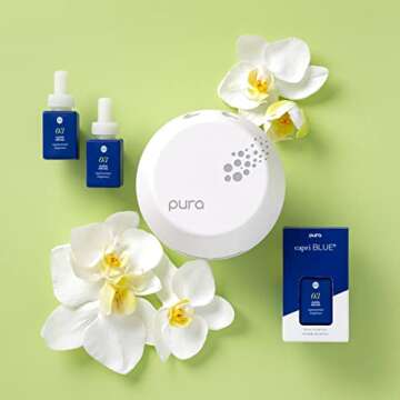 Capri Blue Pura Smart Home Plug-in Diffuser Refill – Aloha Orchid Pura Refills – Pura Diffuser Refills with a Bright Floral Fragrance – Long-Lasting Aromatherapy Diffuser Refill
