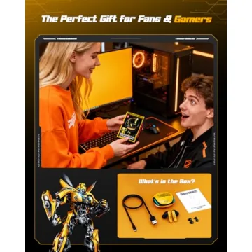 Transformers Bumblebee Wireless Gaming Earbuds - Bluetooth 6.0