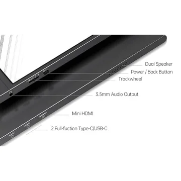 MNN 15.6" FHD Portable Monitor - Ultra-Slim Gaming Display