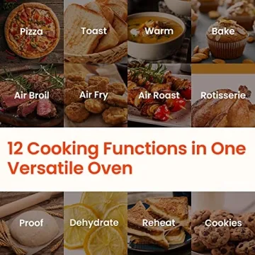 COMFEE' 12-in-1 Toaster Oven Air Fryer Combo for All Your Cooking Needs