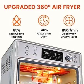 COMFEE' 12-in-1 Toaster Oven Air Fryer Combo for All Your Cooking Needs