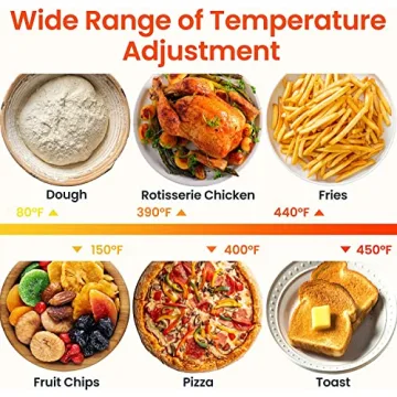 COMFEE' 12-in-1 Toaster Oven Air Fryer Combo for All Your Cooking Needs