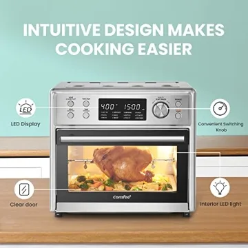 COMFEE' 12-in-1 Toaster Oven Air Fryer Combo for All Your Cooking Needs
