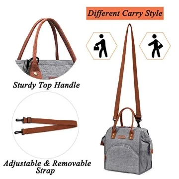 Durable LOKASS Insulated Lunch Bag for Work & Travel