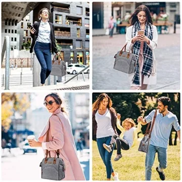 Durable LOKASS Insulated Lunch Bag for Work & Travel