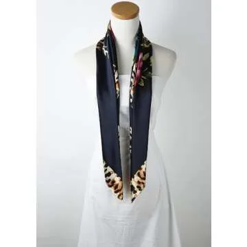 Stylish Corciova Large Satin Scarf Hair Wrap for Women