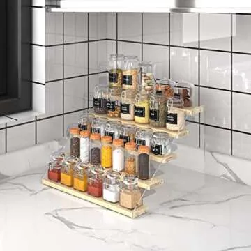 VAEHOLD Spice Rack - 5 Tier Organization for Kitchen