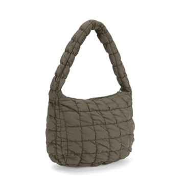 YFGBCX Quilted Tote Bag for Women Puffer Bag Quilted Bag Lightweight Puffy Tote Bag Quilted Padding ...