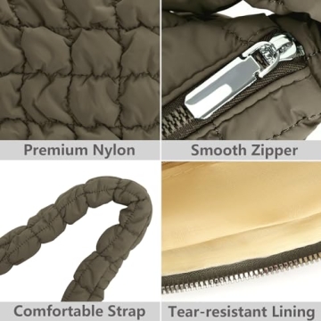 YFGBCX Quilted Tote Bag for Everyday Style and Functionality