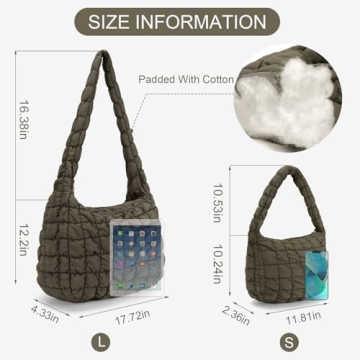 YFGBCX Quilted Tote Bag for Everyday Style and Functionality