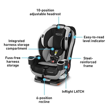 Graco Extend2Fit Convertible Car Seat for All Stages