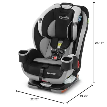 Graco Extend2Fit Convertible Car Seat for All Stages